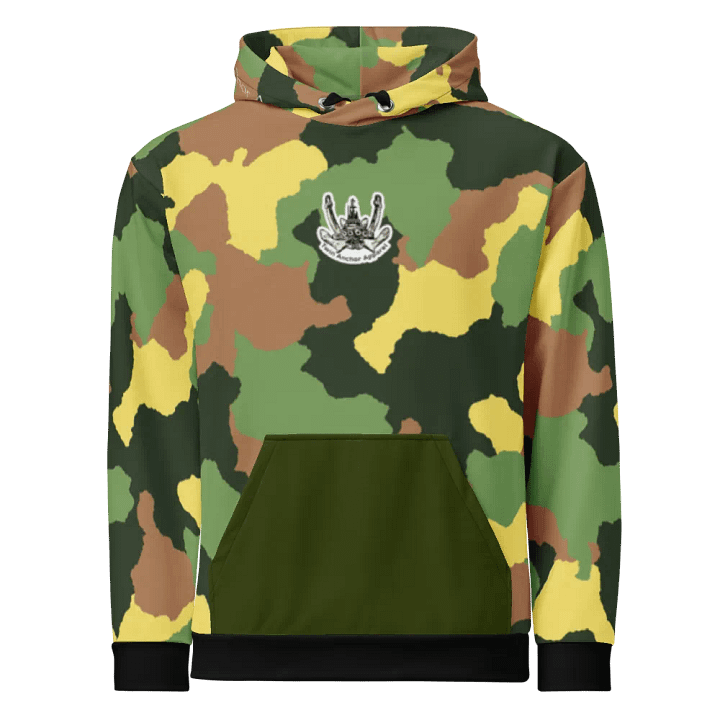 Green Camouflage Twin Anchor Marco tug Hoodie product image (2)