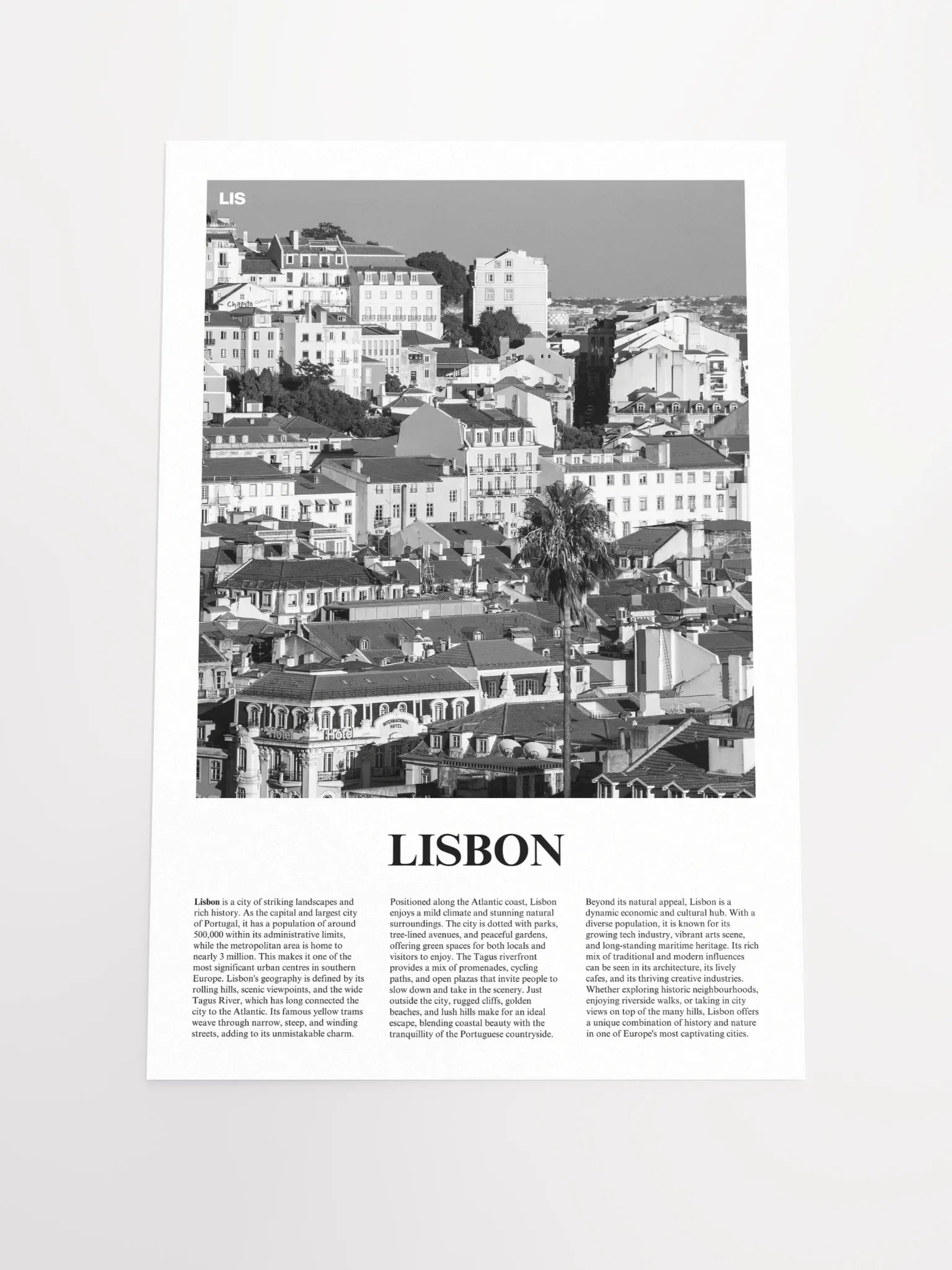 Lisbon 04 Newspaper Poster product image (5)