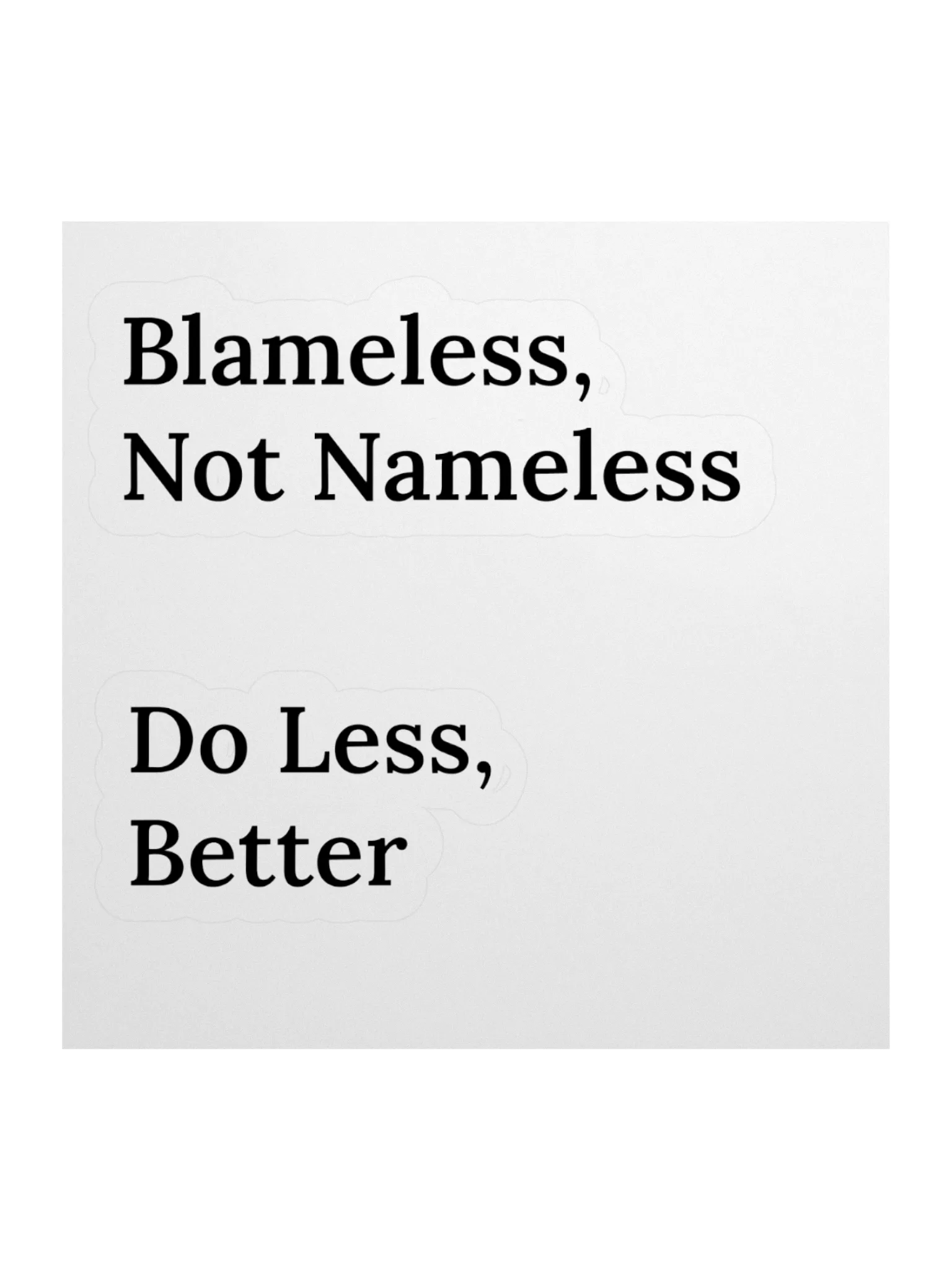 Blameless/Do Less combo product image (1)