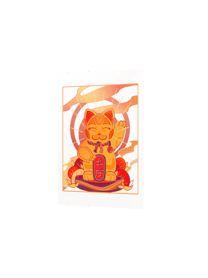 Maneki Cat Illustration product image (3)