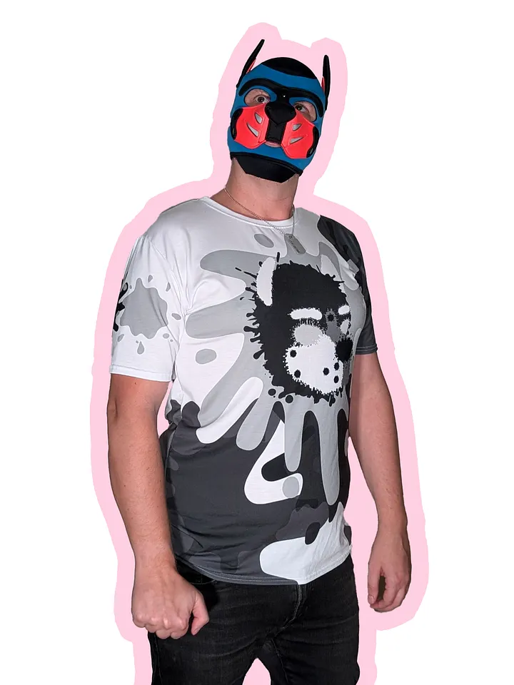 Chaos Splatter Shirt - White / Gray product image (1)