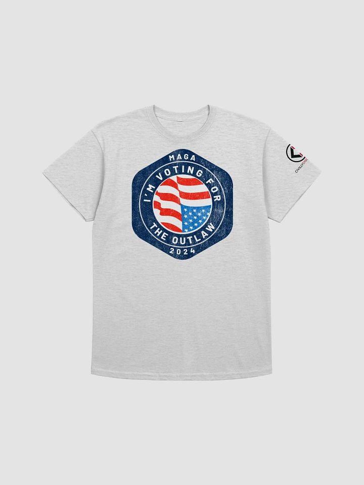 I'm Voting for the Outlaw - MAGA 2024 T-Shirt product image (1)