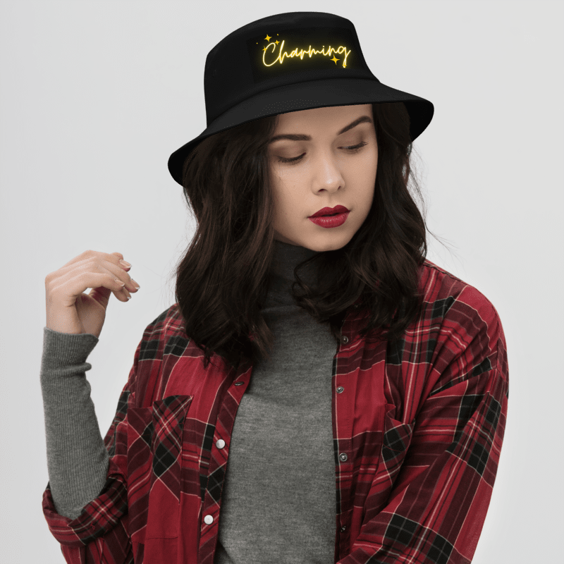 Charming Black Bucket Hat product image (4)
