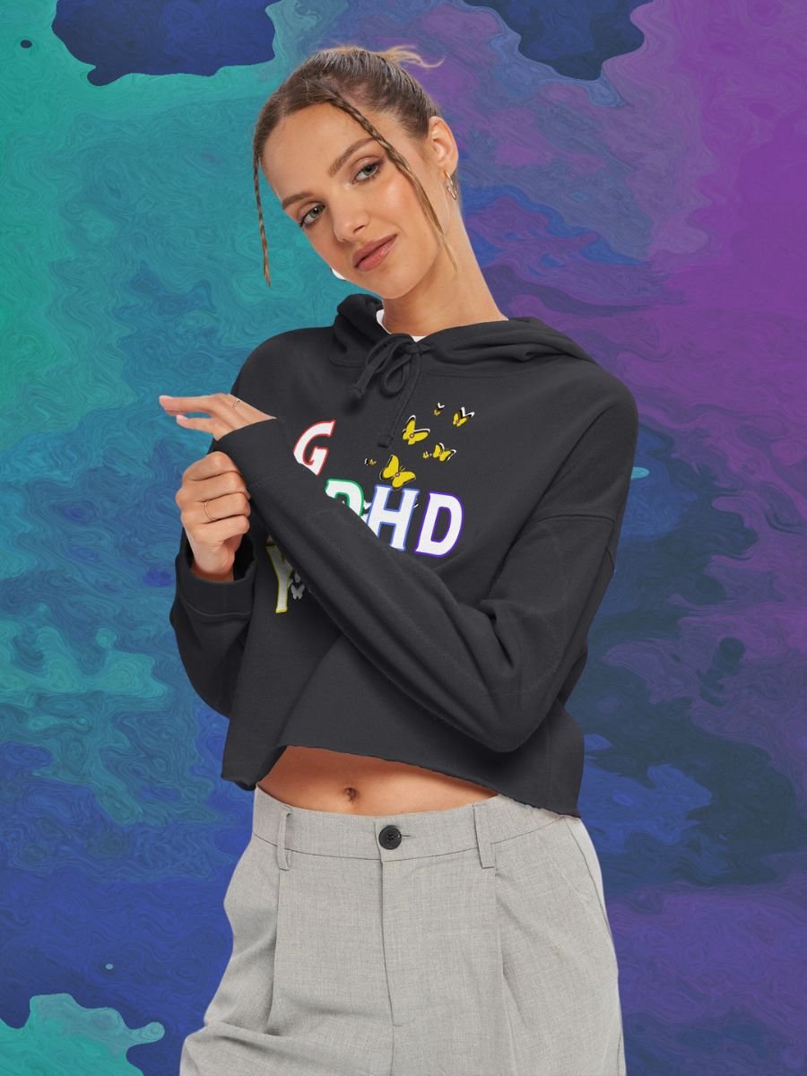 Butterfly GAYDHD Crop Hoodie product image (2)