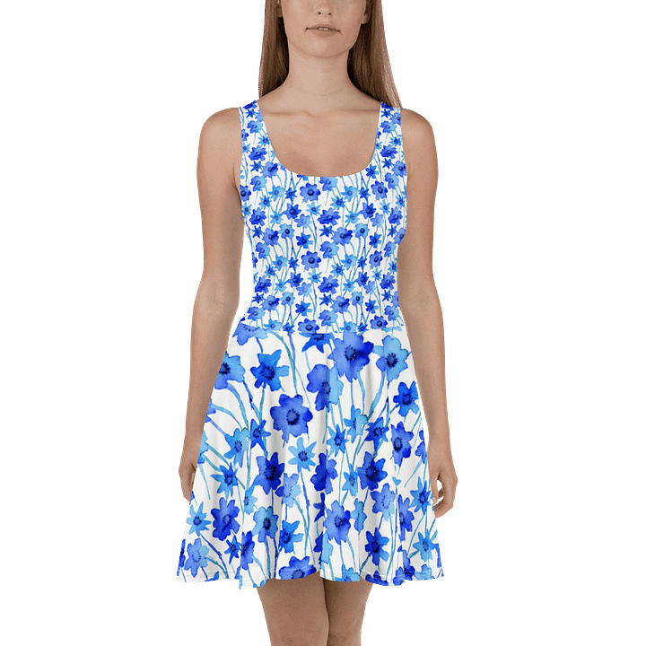 Blue Borage Skater Dress product image (2)