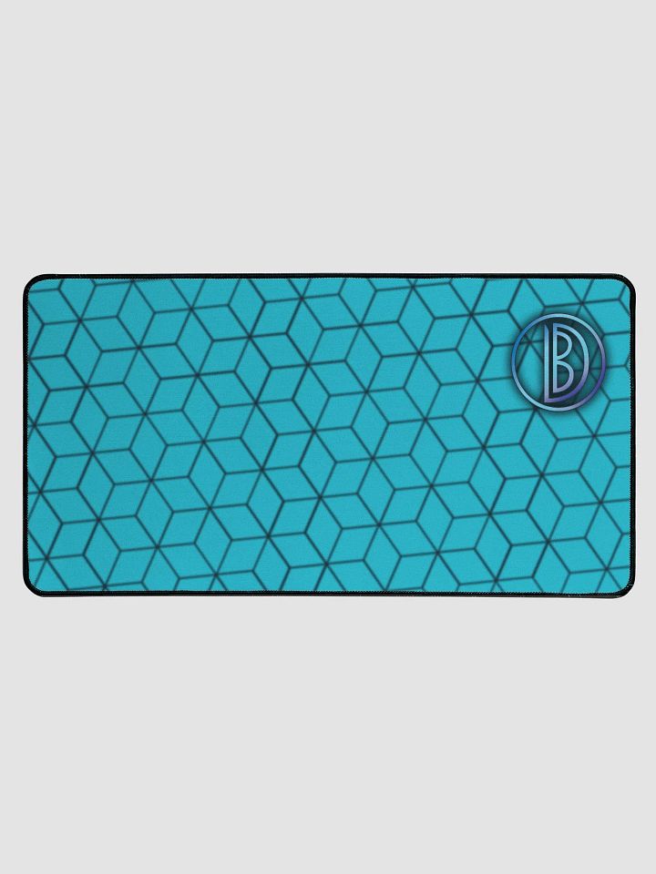 DBD Double Hex Grey on Teal Deskpad! product image (1)