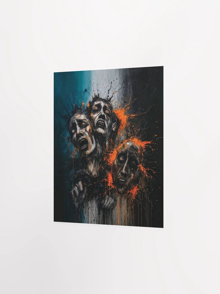Distressed Faces Matte Poster product image (8)