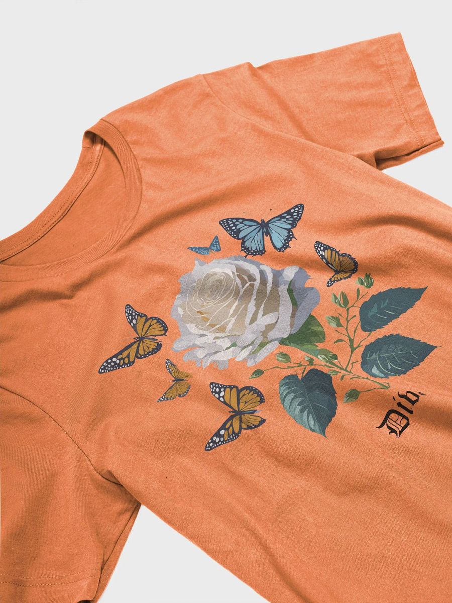 Butterfly White Rose Diva T-Shirt product image (24)