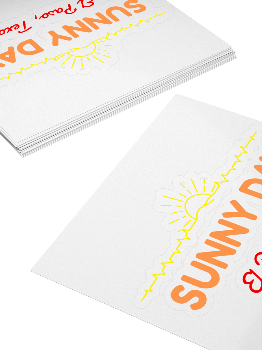 Sunny Day Kiss Cut Stickers product image (4)
