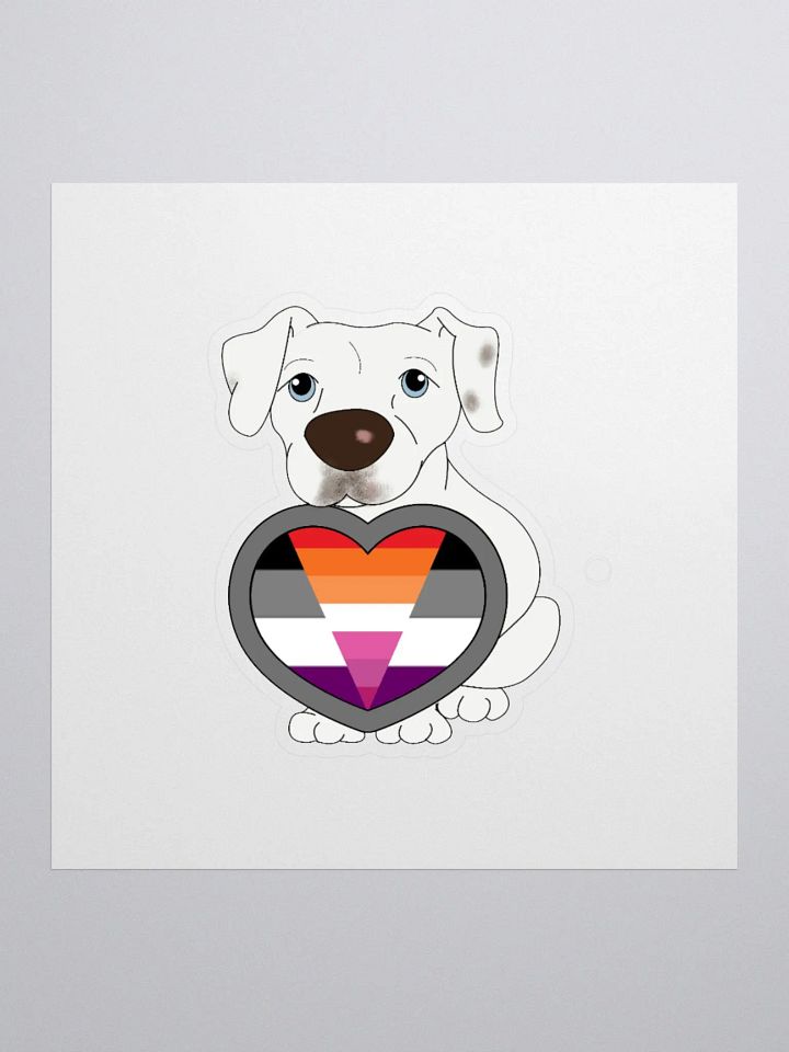 Pride Pup Abby: Lesbian/Ace Pride product image (1)
