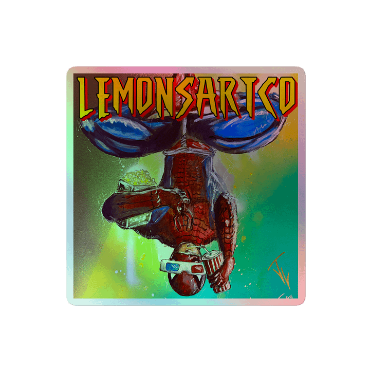 LemonsArtCo Holographic Spider Man Sticker Set product image (2)