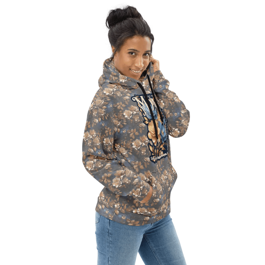 Funny Mom Floral All Over Print Hoodie product image (6)