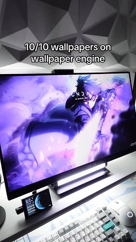 ALL WALLPAPERS 🔗 IN BIO

Wallpaper Engine is on Steam. Rainmeter tutorial for the day/date is linked in my bio @nightxparade ...