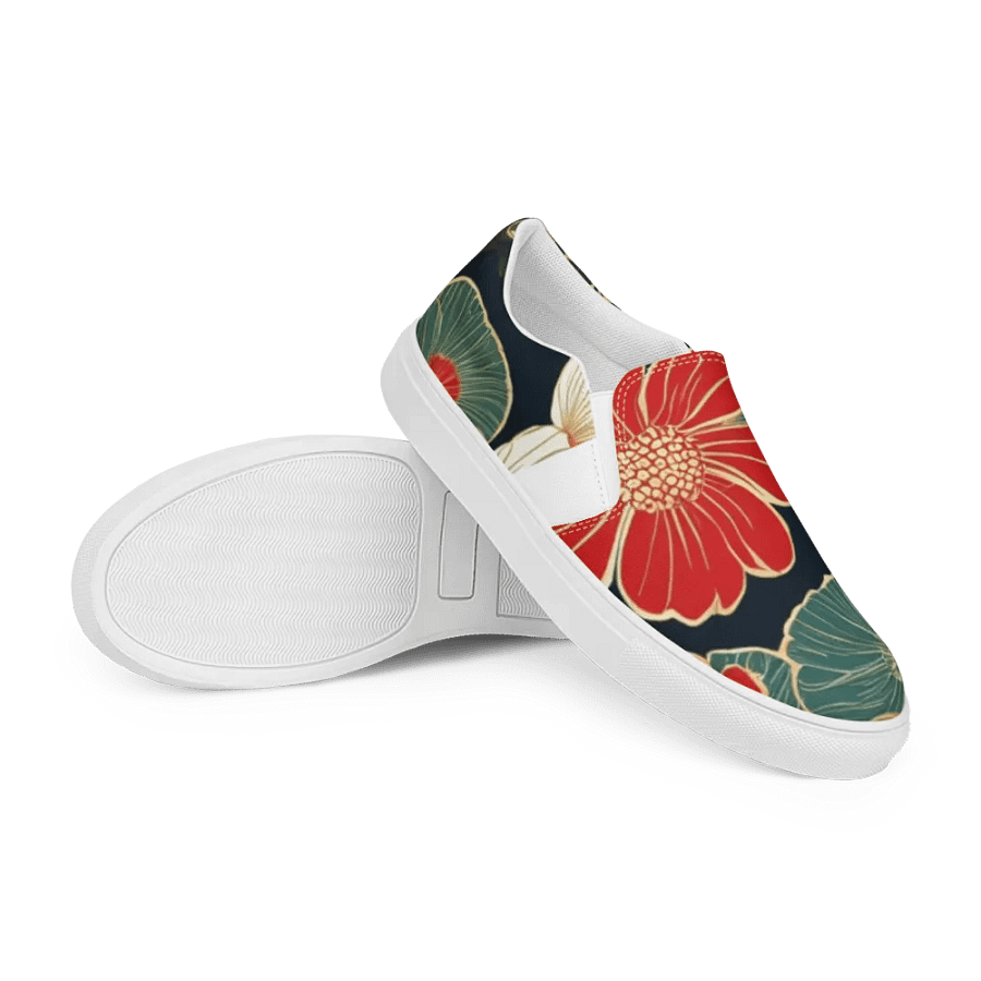 Floral Bliss Slip-On Canvas Shoes product image (12)