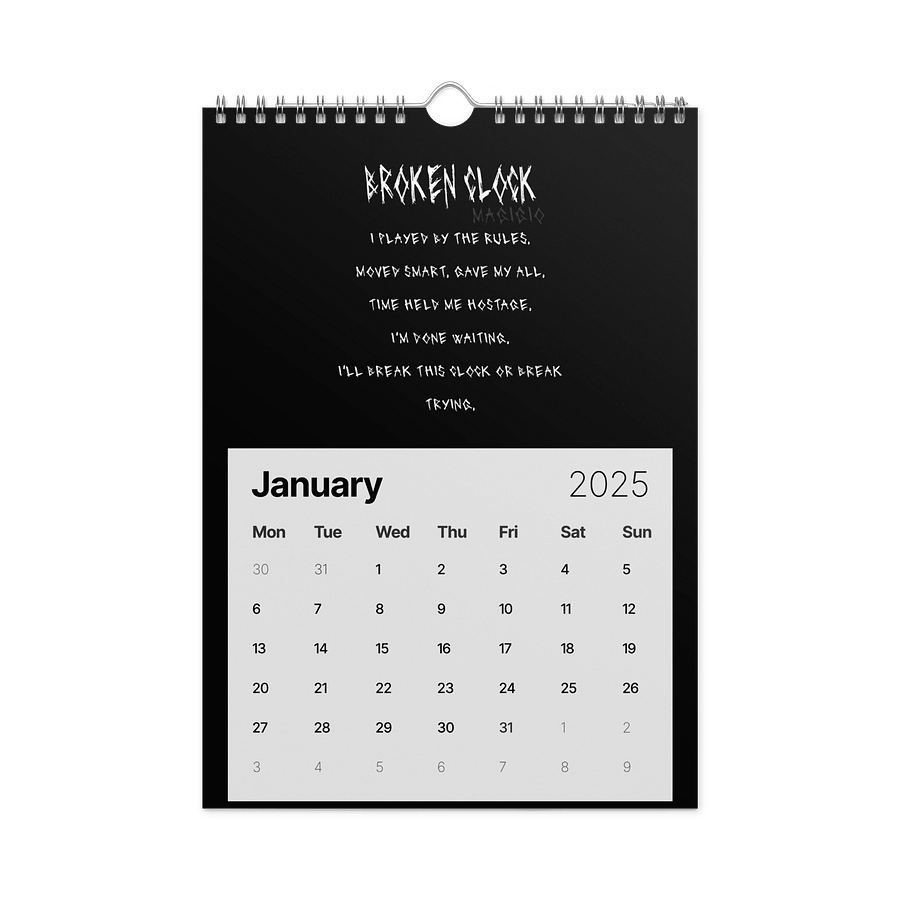 Magigio Broken Clock Wall Calendar product image (6)