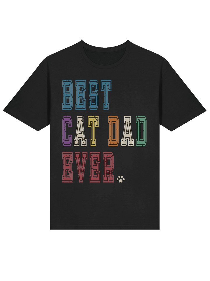 Best Cat Dad Ever 2 - Unisex Adult Super Soft Lightweight T-shirt product image (1)