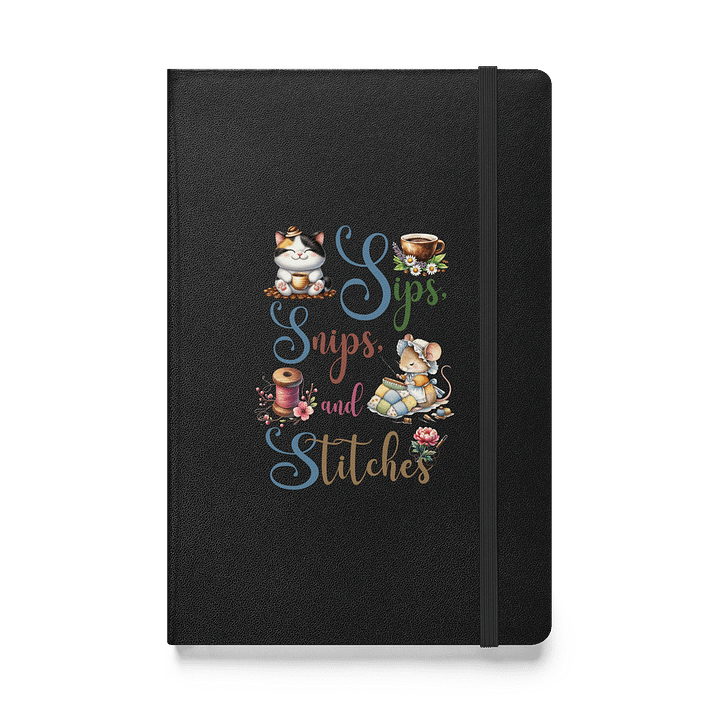 Whimsical Sips Snips Stitches Hardcover Journal product image (1)