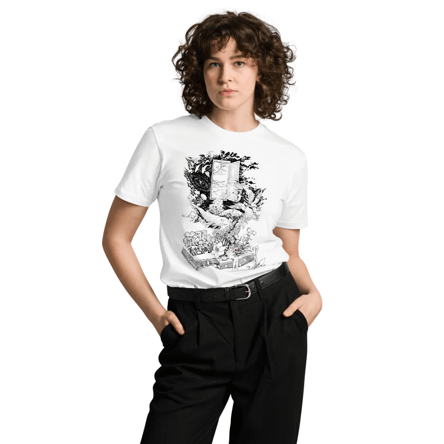 【大雄手繪】薇羽看世間珍藏版T恤 product image (7)