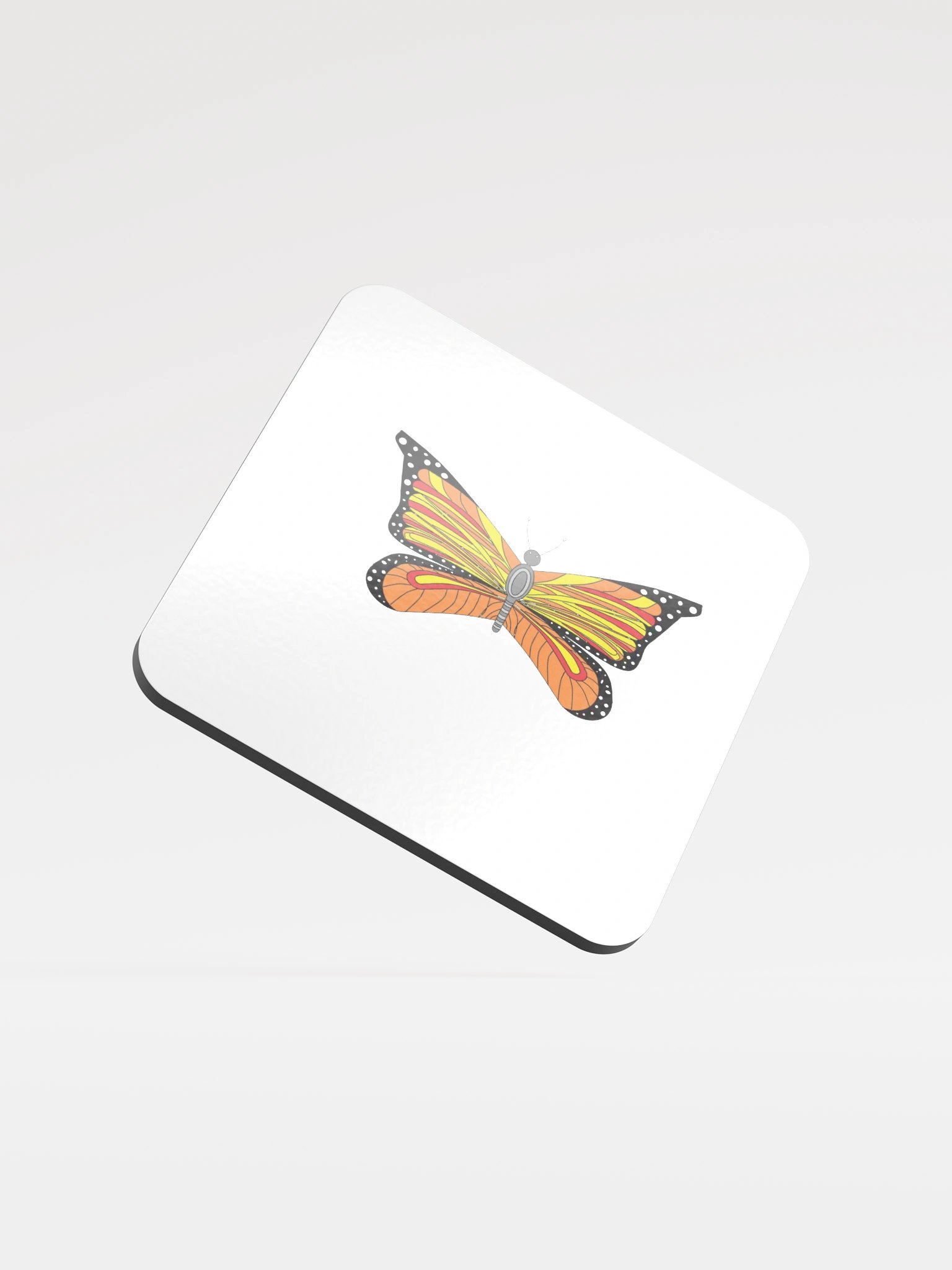 Vibrant Butterfly Glossed Coaster product image (1)