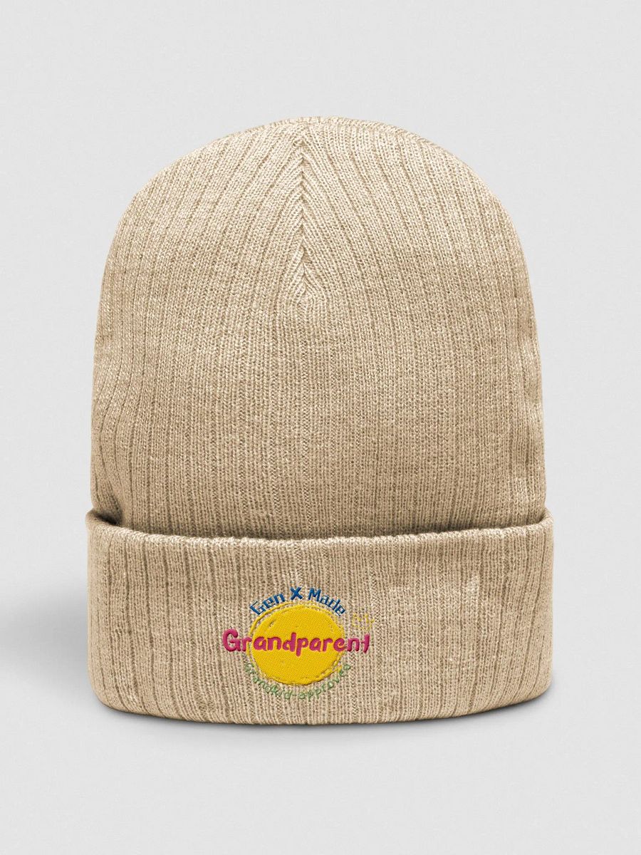 GenX Made Grandparent Ribbed Beanie product image (3)