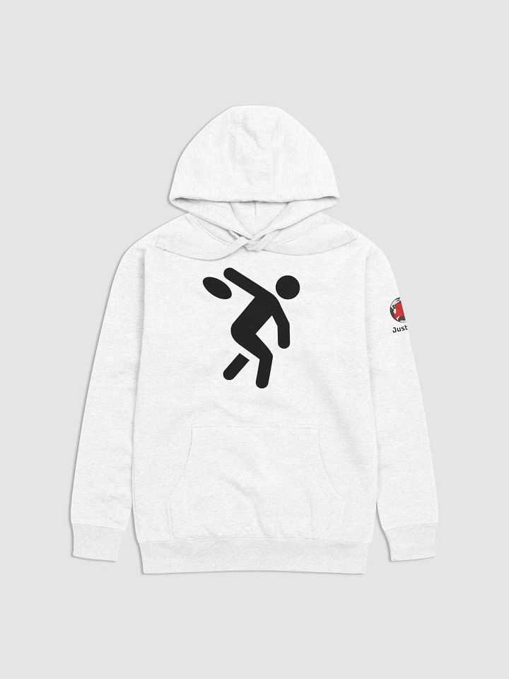 JustDisc - Cotton Heritage Unisex Premium Hoodie (Black Logo) product image (1)