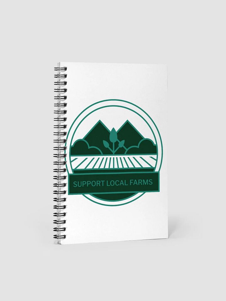 SUPPORT LOCAL FARMS Spiral Notebook product image (1)