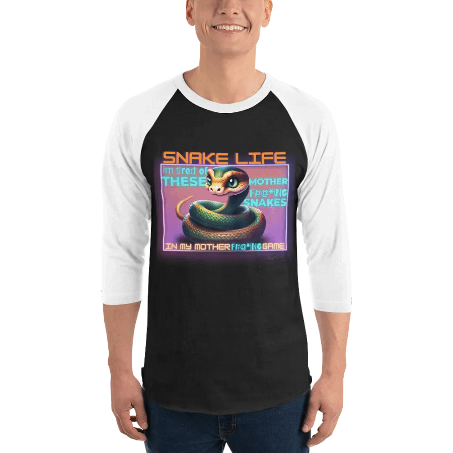 snake life men's 2 tone shirt product image (13)