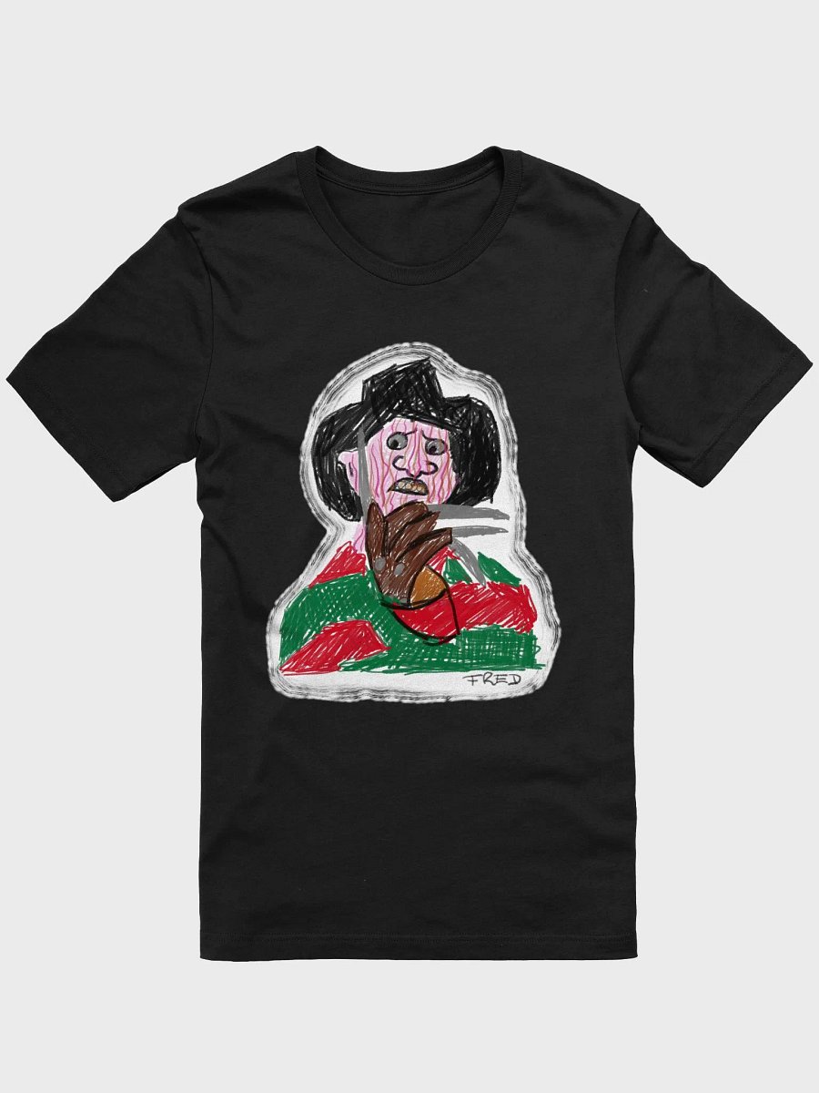 🔥 "FREDDY" – CreepyKids Horror Art Print Girl Tee 🎃💀 product image (1)