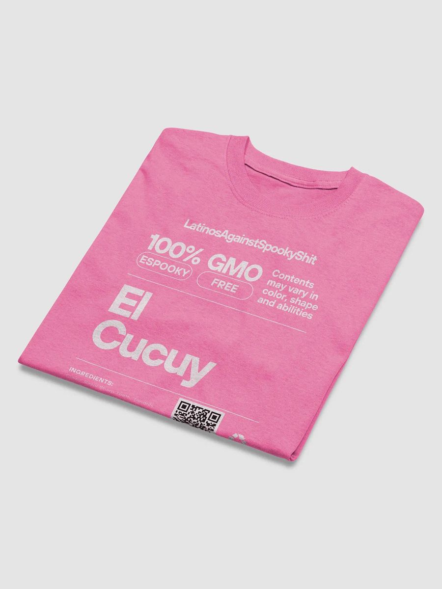 El Cucuy Nutrition Label T-Shirt product image (4)