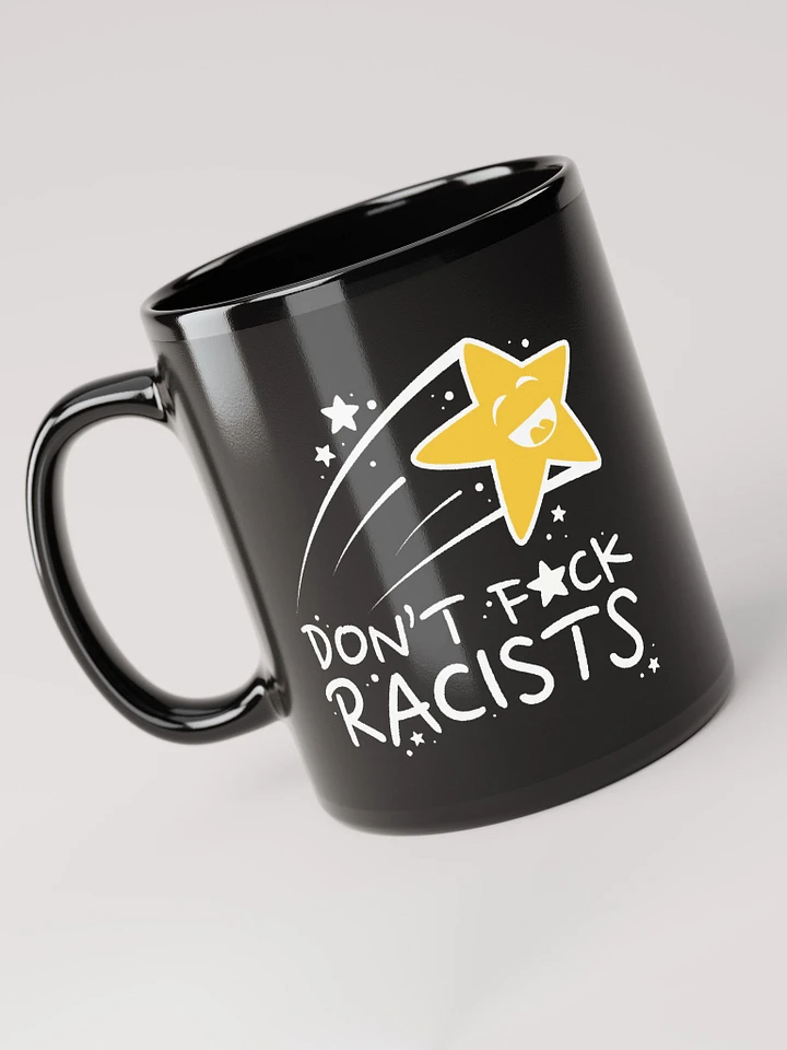 Don't F*CK Racists Mug - Yellow product image (1)