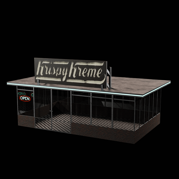 KRISPY KREME SHOP 3D MODEL product image (1)