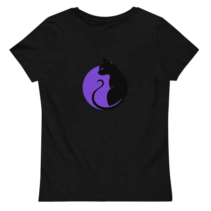 KawaiKitten Fitted Black Tee product image (2)