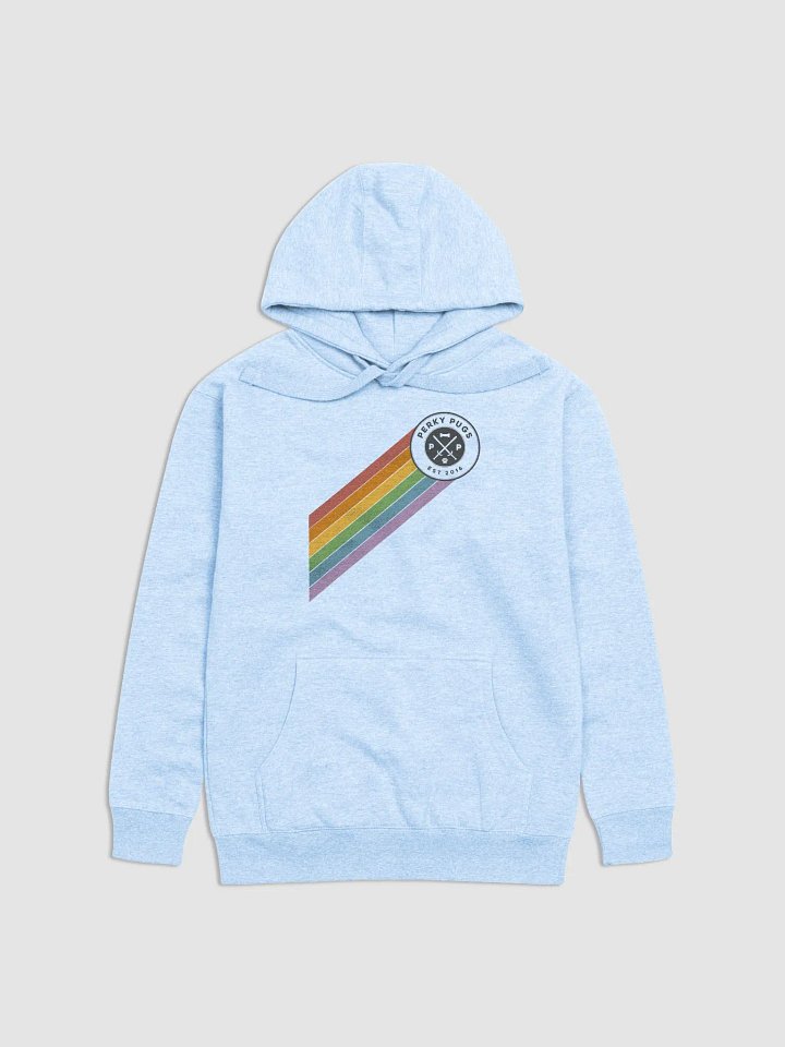 Perky Pride 2024 Retro Stripe Hoodie product image (1)