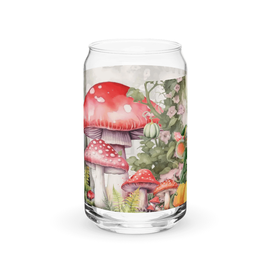 Four Seasons of Love: Autumn Serenade Can-Shaped Glass | Fall Romance Drinkware product image (10)