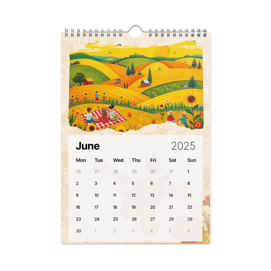 FOLK ART WALL CALENDAR 2026 product image (8)