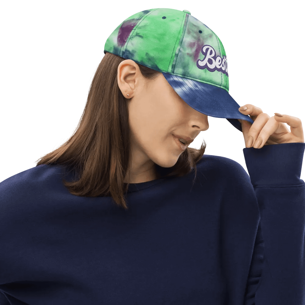Groovy Purple Tie-Dye Hat product image (2)