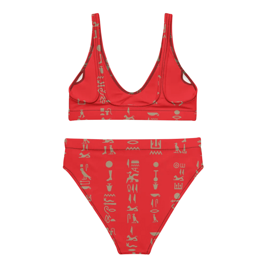 Isis Hieroglyphs Red Bikini Set product image (10)