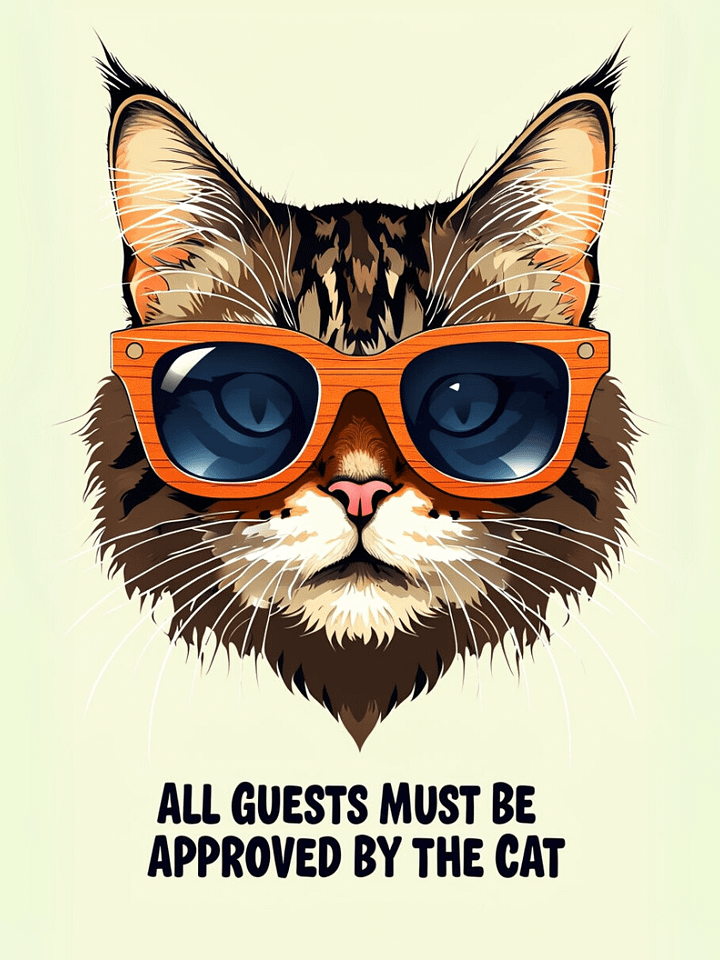 Cool Cat Sunglasses Framed Poster product image (1)