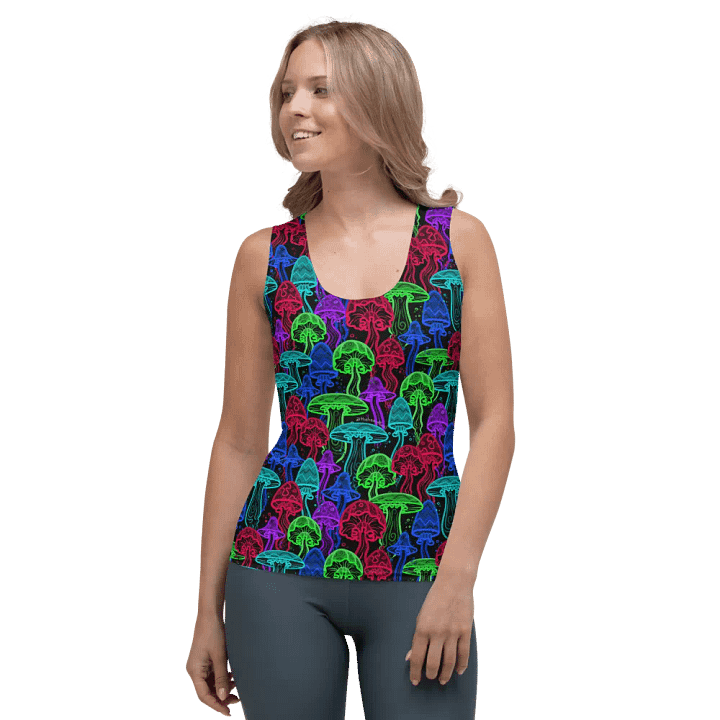 Neon Mushrooms (Variation 1) All-Over Tank Top product image (1)