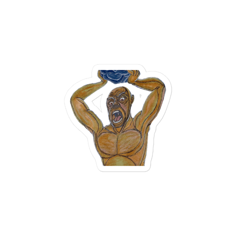 Rust Rock Smash Sticker product image (1)