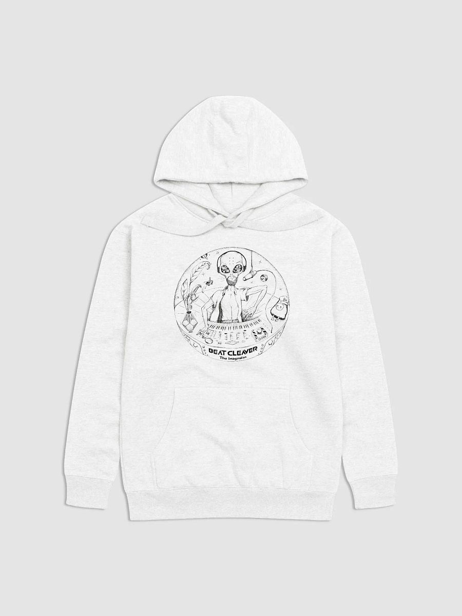 BC Sketch style White Hoodie product image (1)