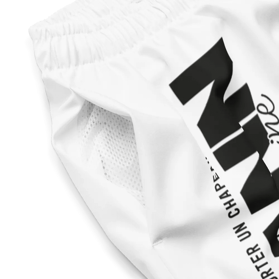 MANN Magazine Monochrome Unisex Swim Trunks product image (3)