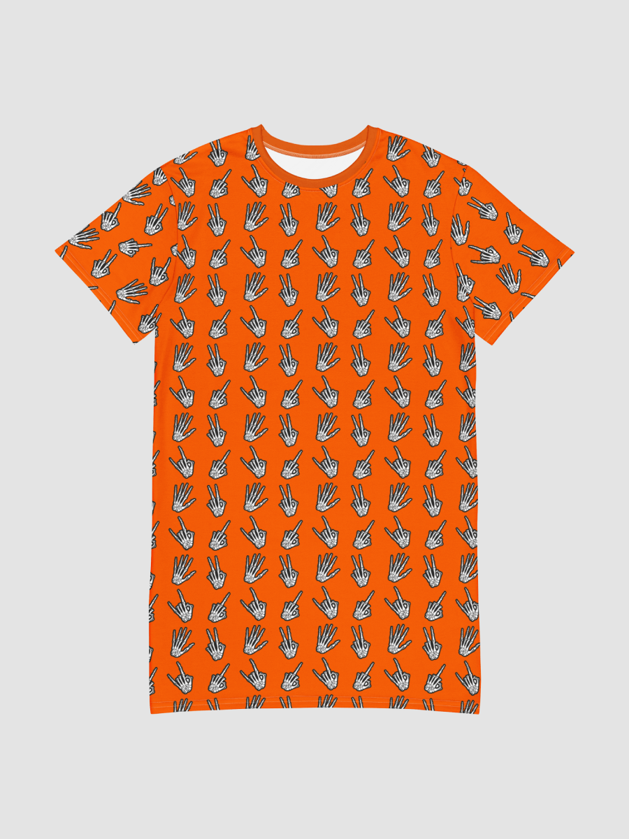 Bone Zone pattern t-shirt dress product image (2)