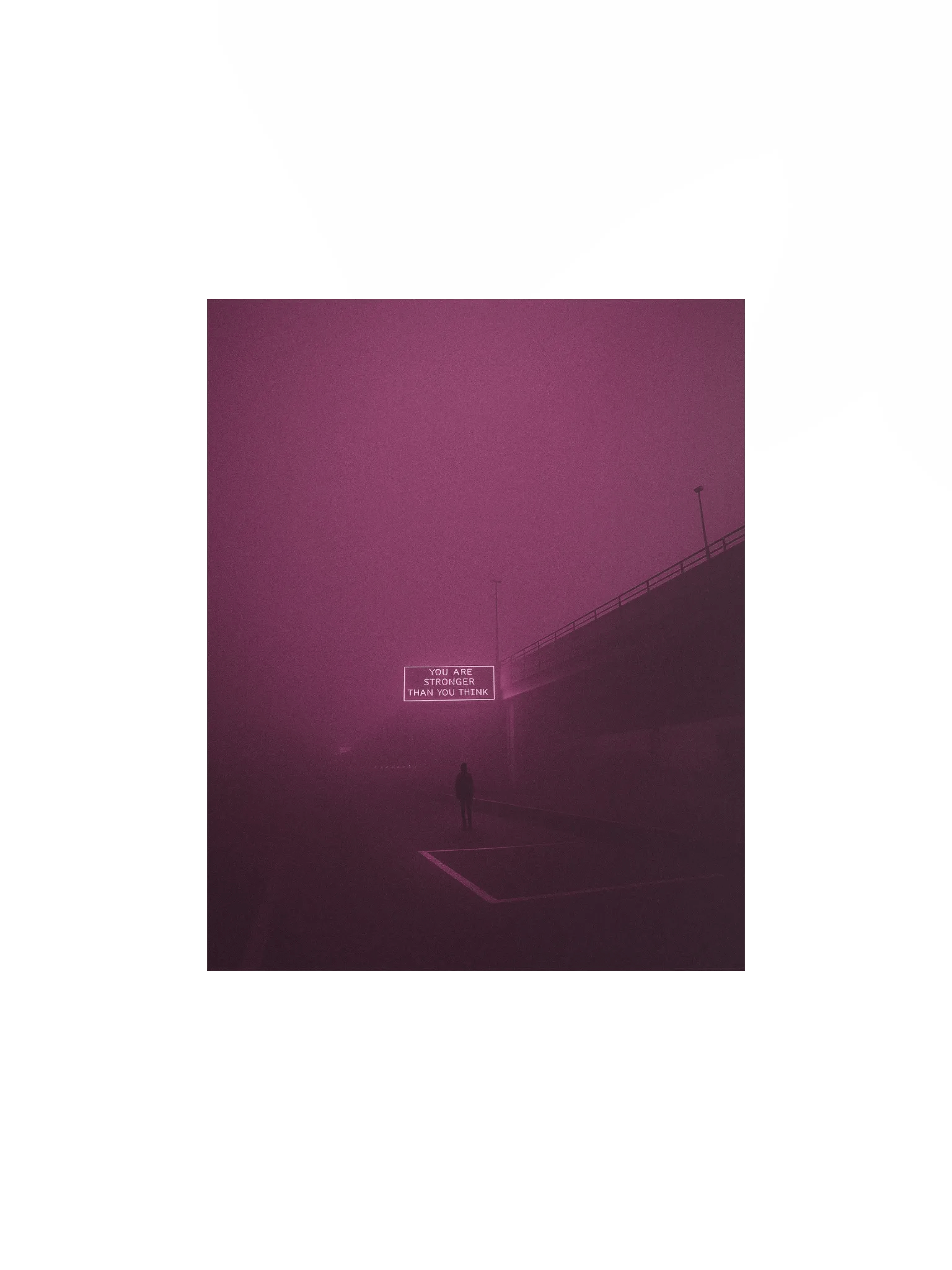 "You are stronger than you think" Matte Poster product image (1)