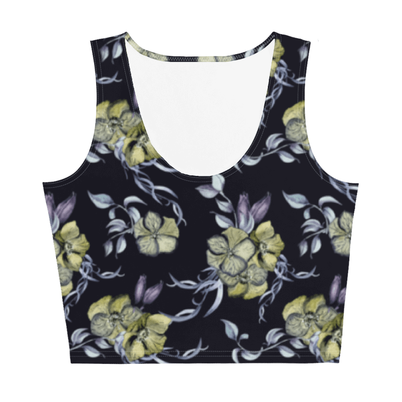 Gothic Flower | Crop Top T-Shirt product image (5)