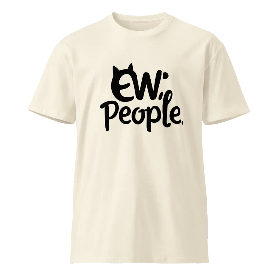 Ew, People - Cat Face Graphic T-Shirt product image (1)