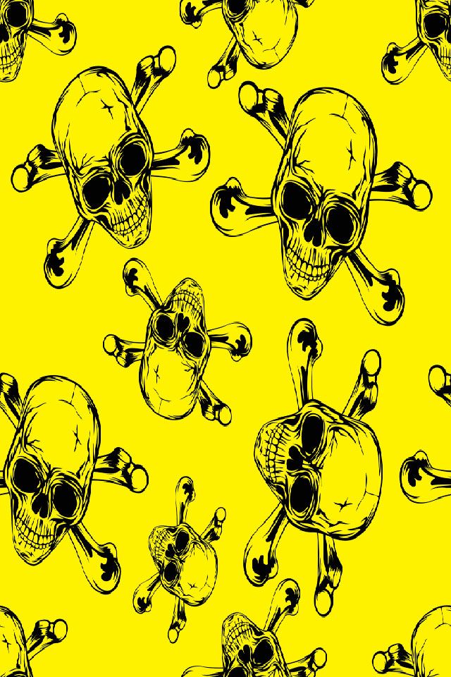 Skull & Bones - Small - Digital Wallpaper - Set of 3 product image (1)