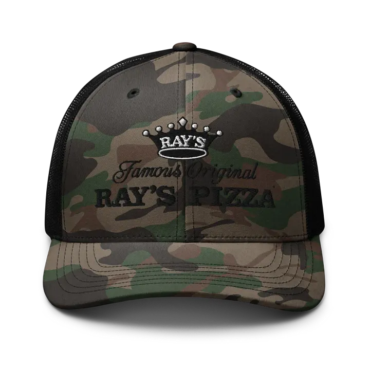 Ray's Pizza Camo Trucker Hat product image (1)
