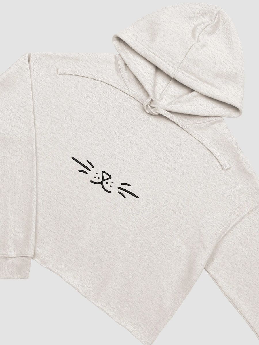 Cat Whiskers Art Crop Hoodie product image (11)