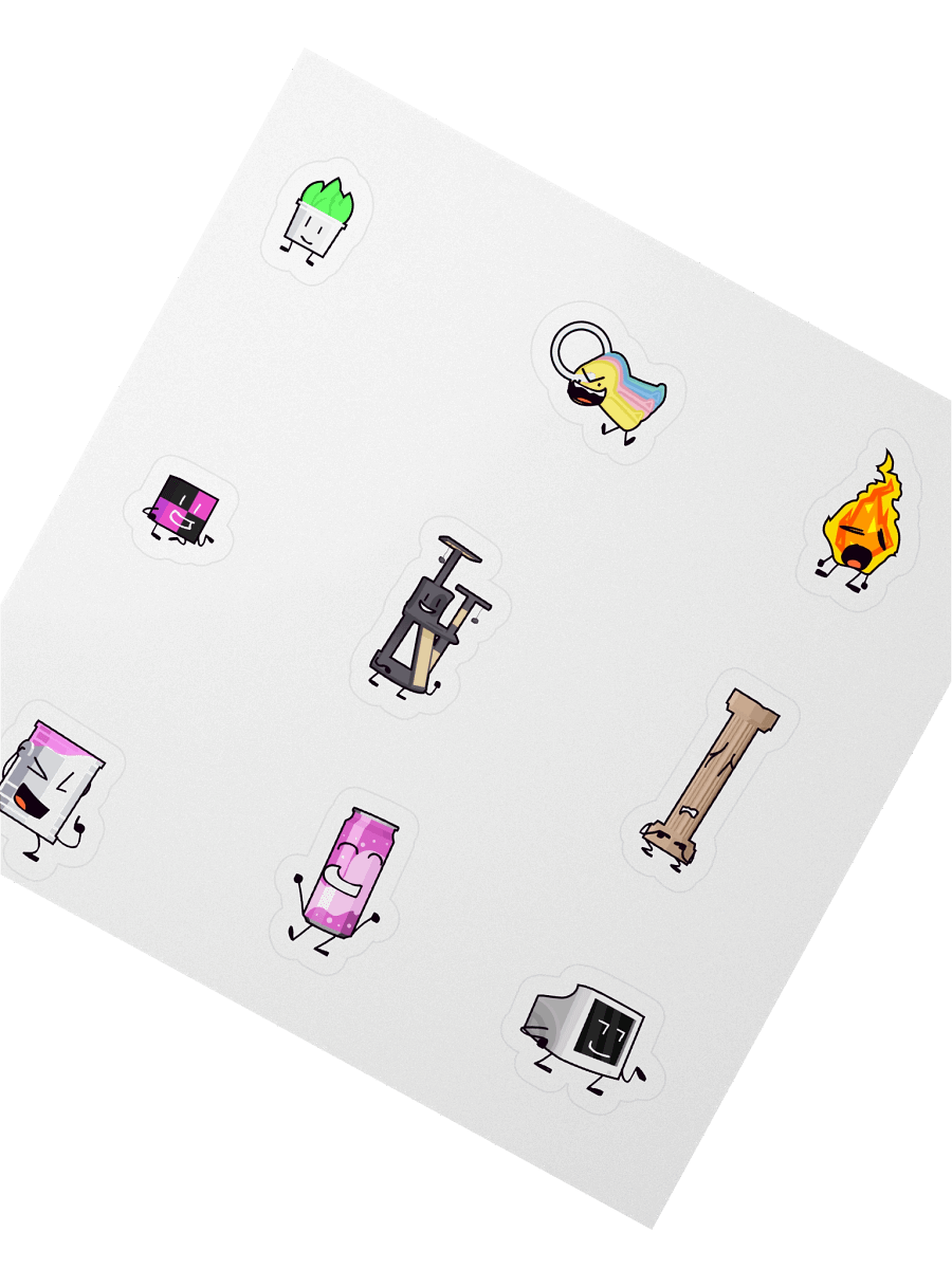 PPBPBBPPBP Cast Sticker Sheet product image (2)